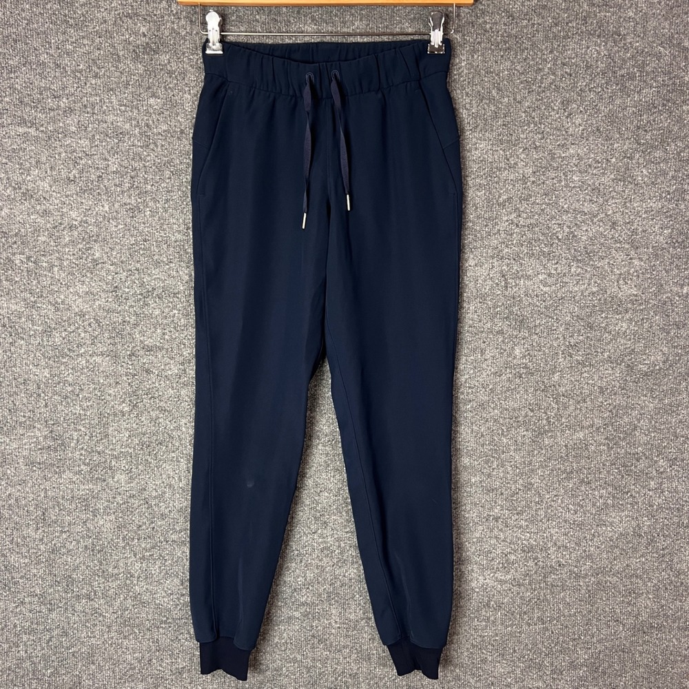Lululemon Jogger Pants Navy Blue Size 2‎ High Rise Comfortable Athleisure